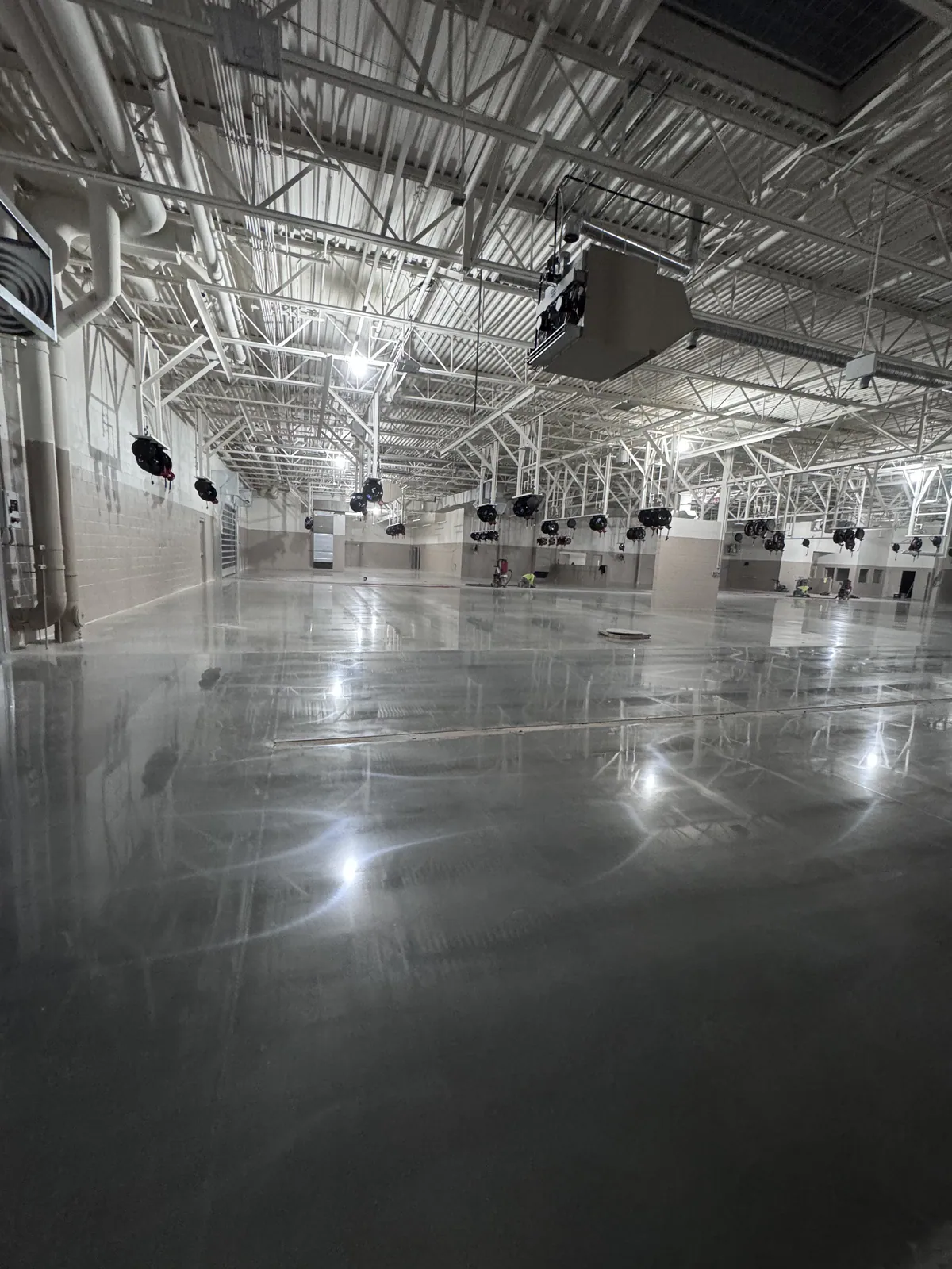 Polished Concrete floor installed by Empire Flooring